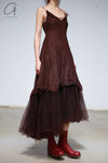 Marc Le Bihan Slip Dress France MLB-2104-AUBERGINE 2105 2104
